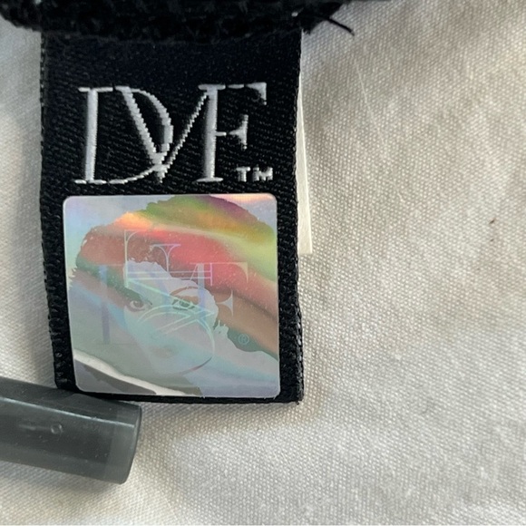 Diane Von Furstenberg | Black One-Shoulder Dress in Drapey Fabric | Size Small - Picture 4 of 10